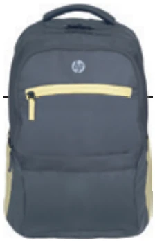 HP Campus Core 16 Gray Laptop Backpack