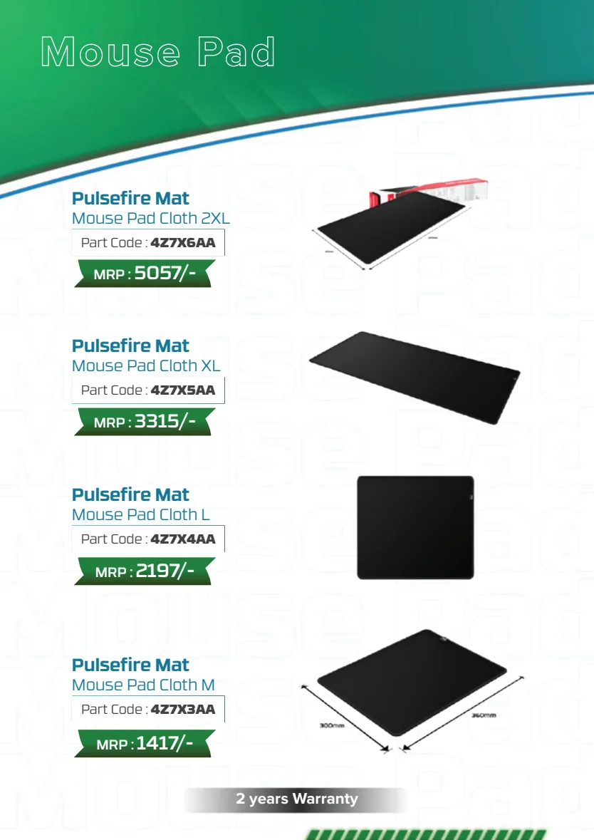 HyperX Pulsefire Mat Cloth Mouse Pad — M