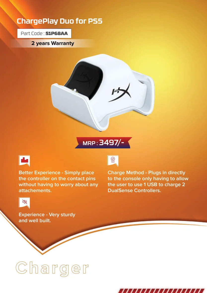 HyperX ChargePlay Duo for PS5