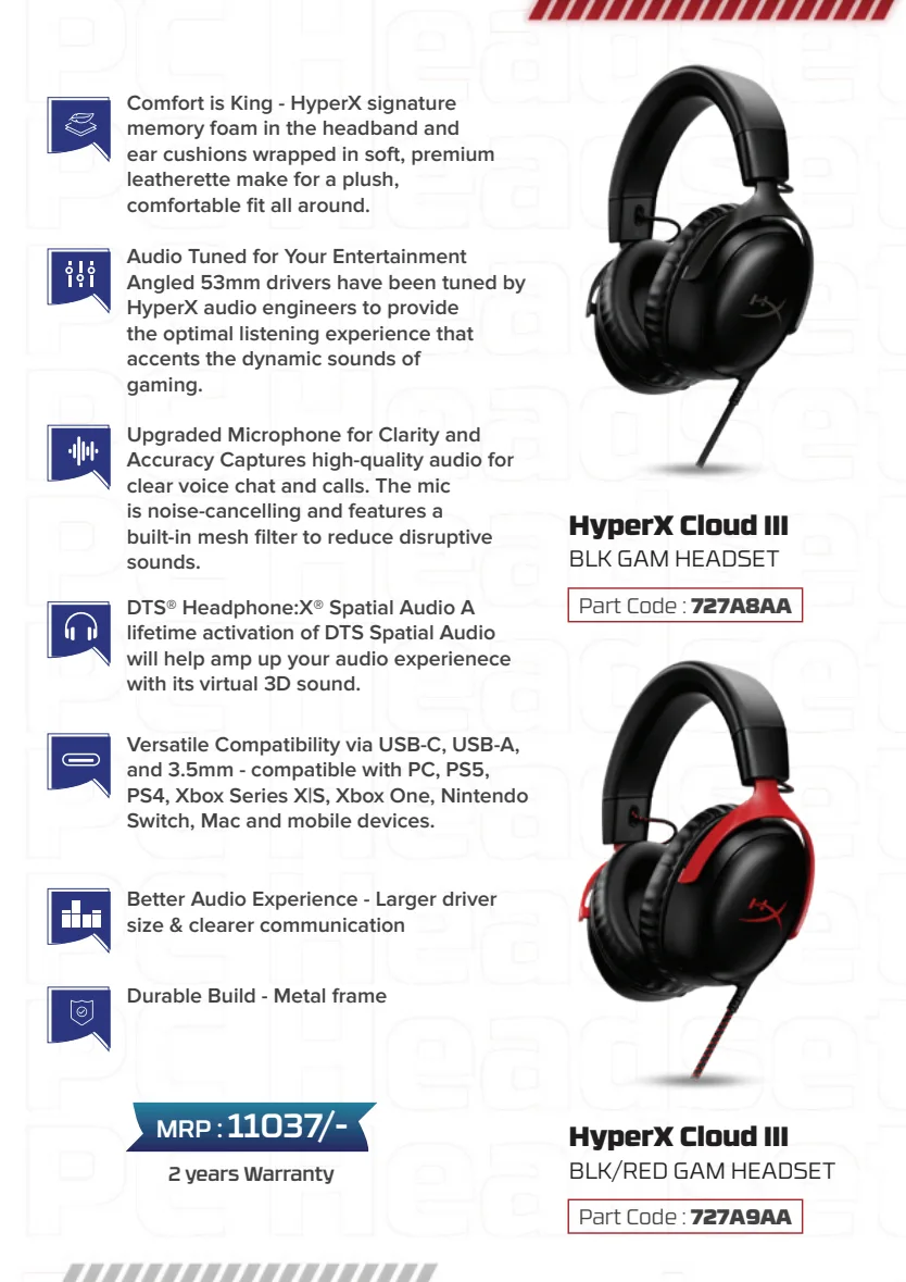 HyperX Cloud III — Black